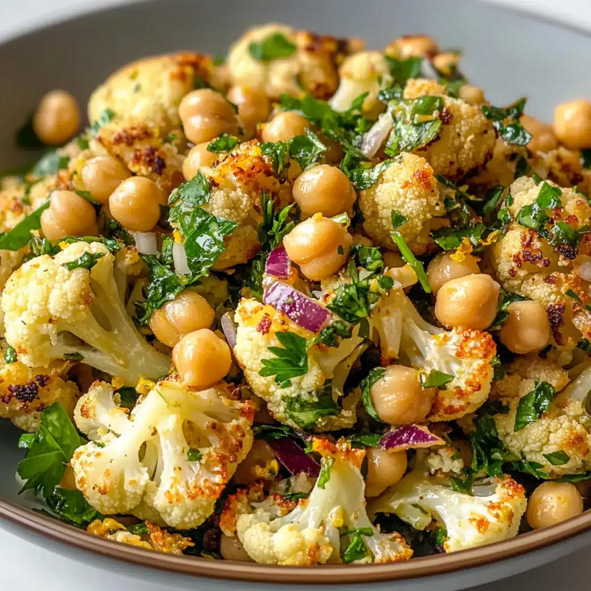 Kichererbse und Blumenkohl