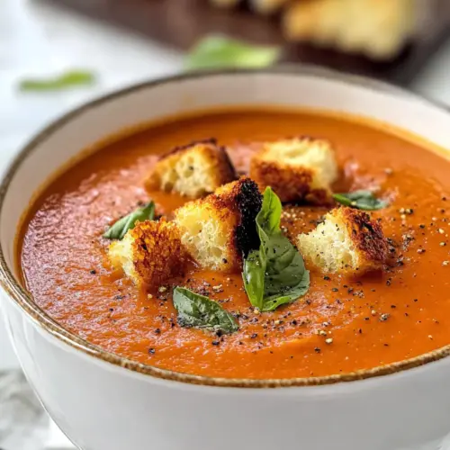 Tomaten-Basilikum-Suppe