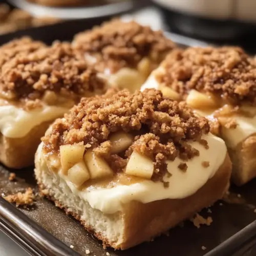 Apfel Käsekuchen Brötchen